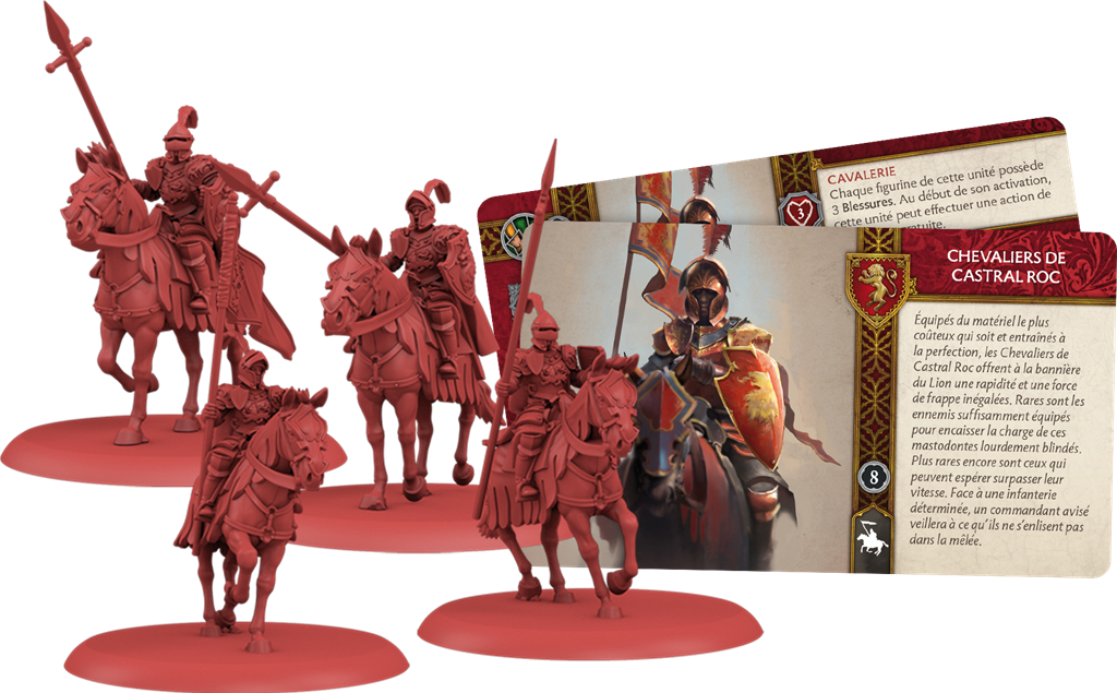 Trône de Fer Jeu de Figurine :Chevaliers de Castral Roc [L2]