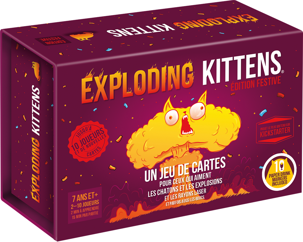 Exploding Kittens : Édition Féstive (*** Opération Exploding Kittens ***)