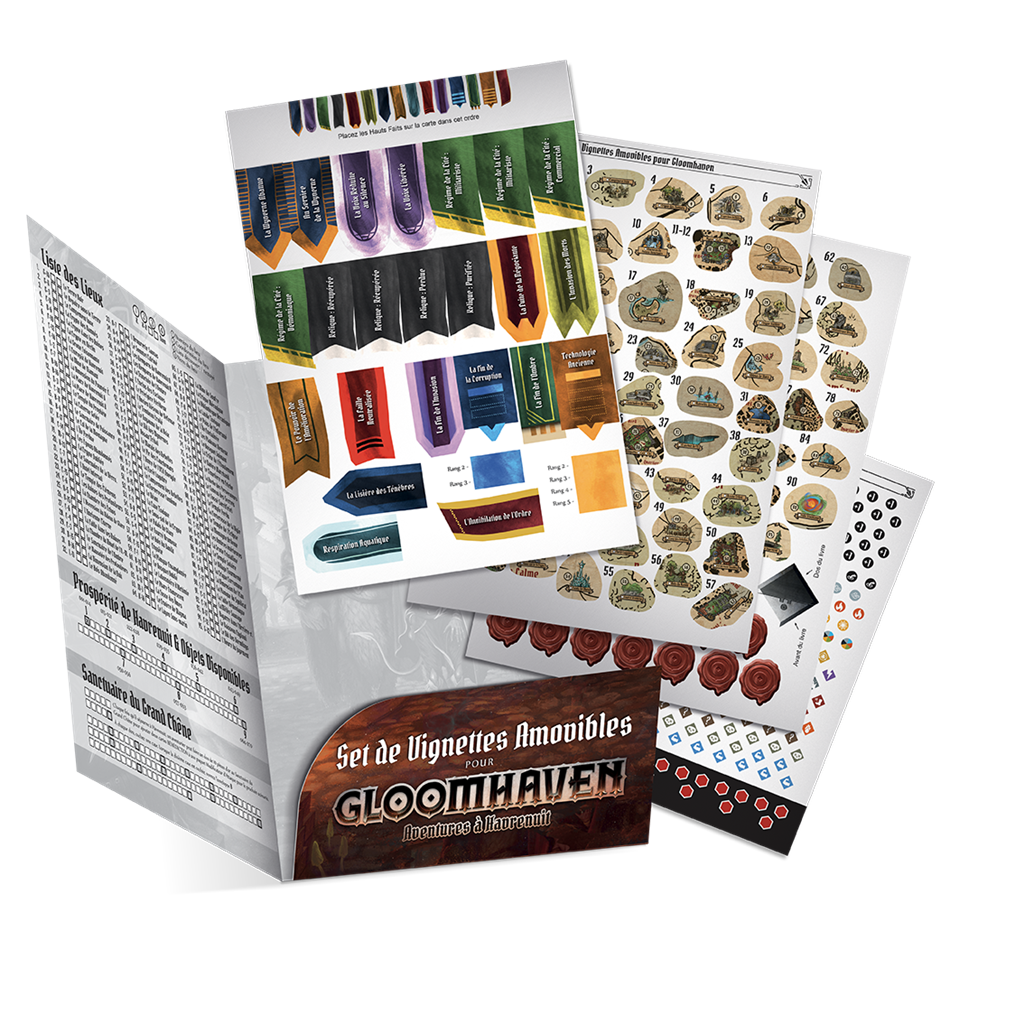Gloomhaven : Removable Sticker Set