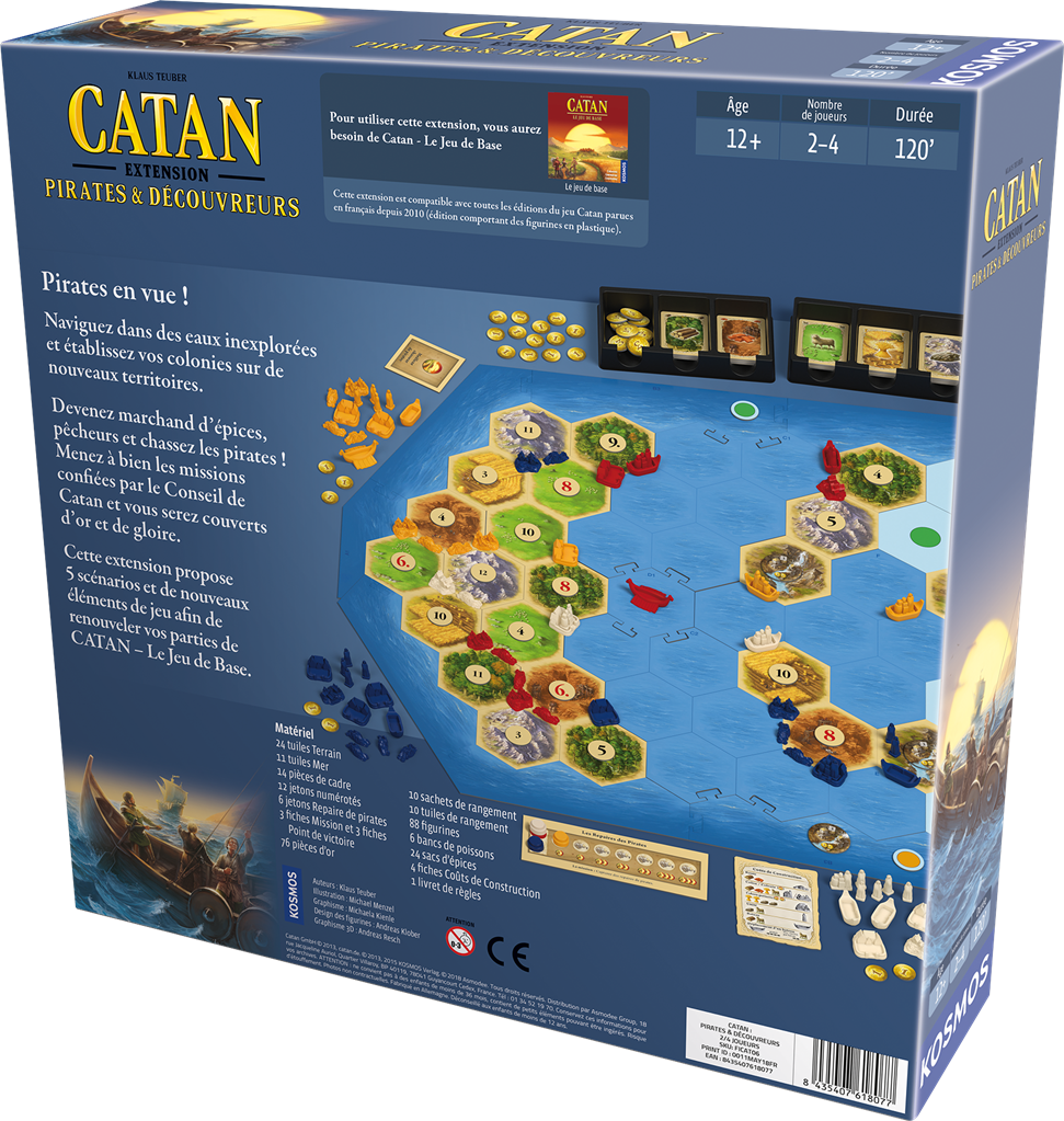 Catan : Pirates et Découvreurs (Ext)