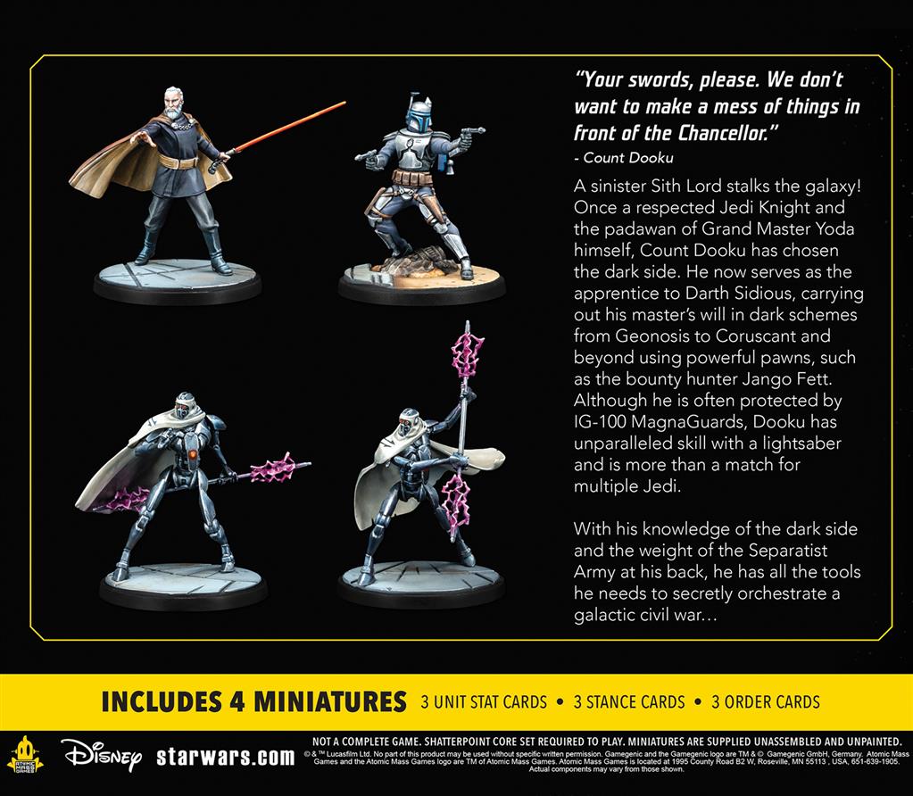 Star wars shatterpoint : Plus dure sera la chute escouade/Twice the Pride (Squad)