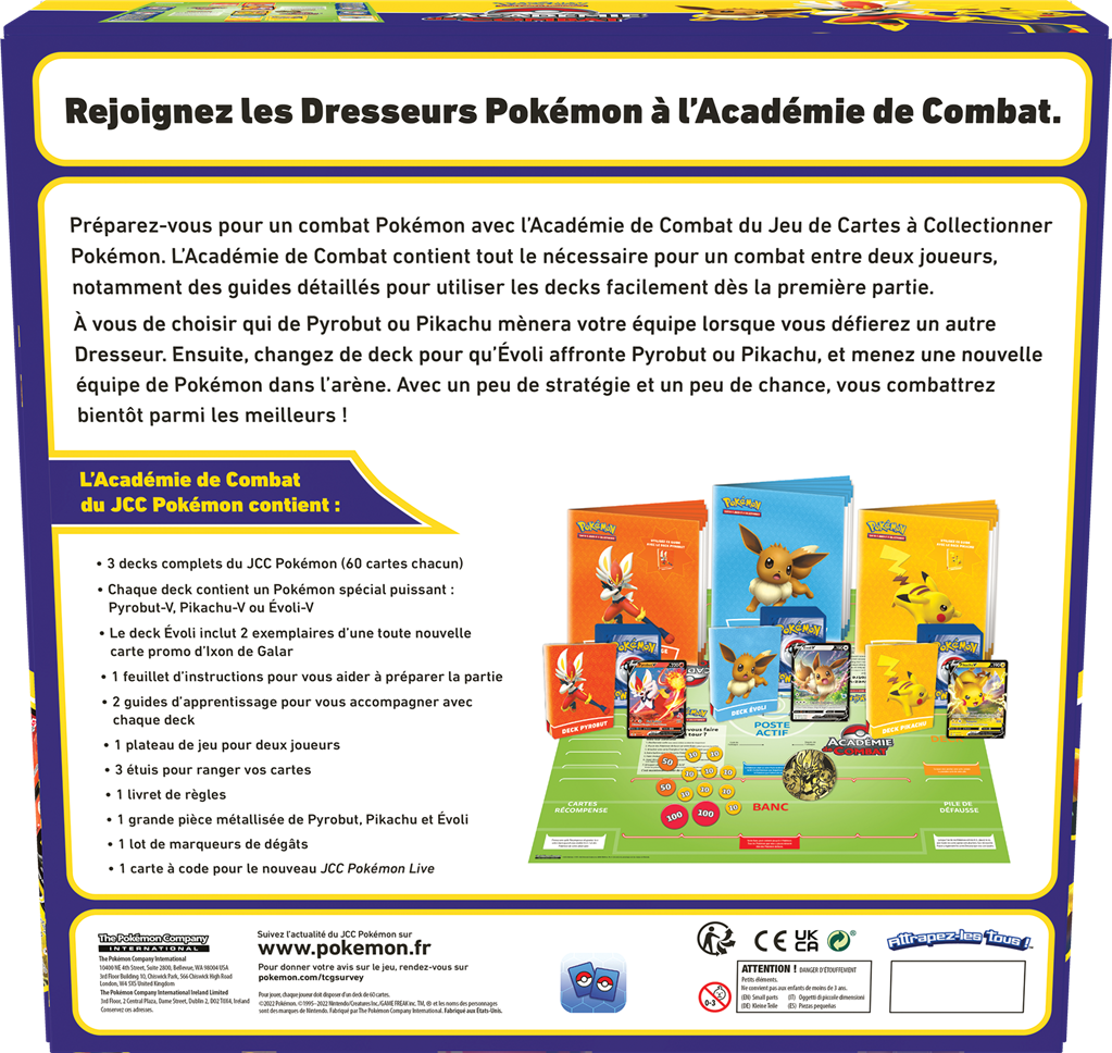 Pokémon : Coffret Académie de Combat V2 (EN STOCK)