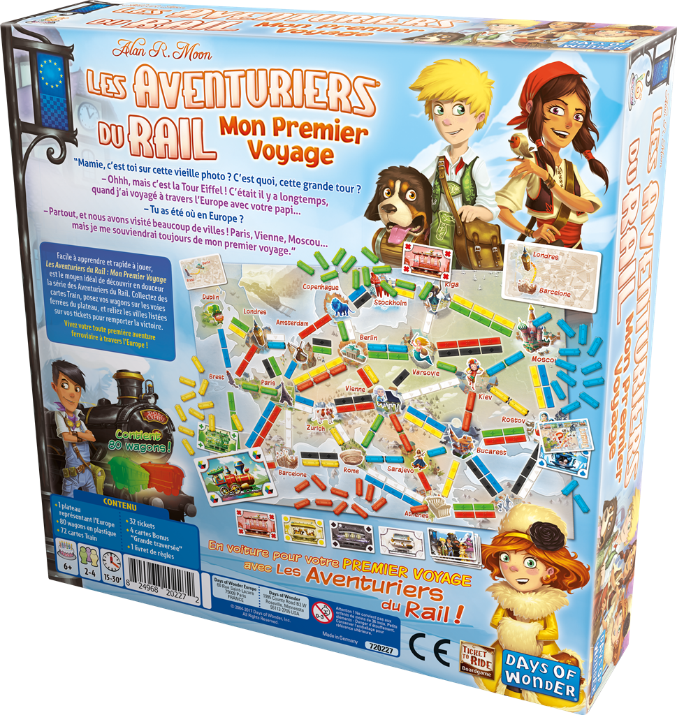 Les Aventuriers du Rail Europe : Premier Voyage