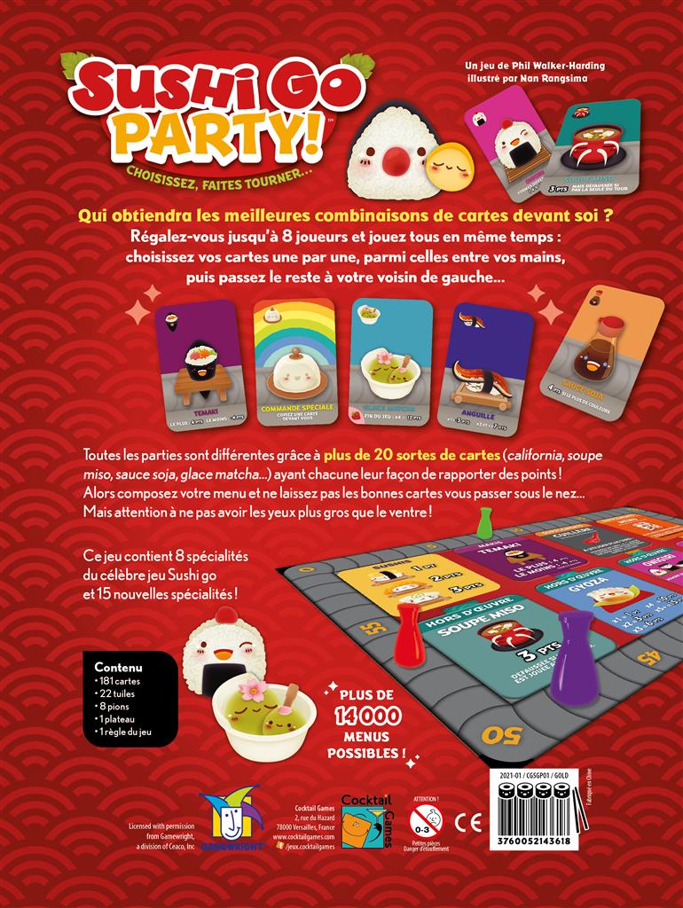 Sushi Go Party ! (EN STOCK)