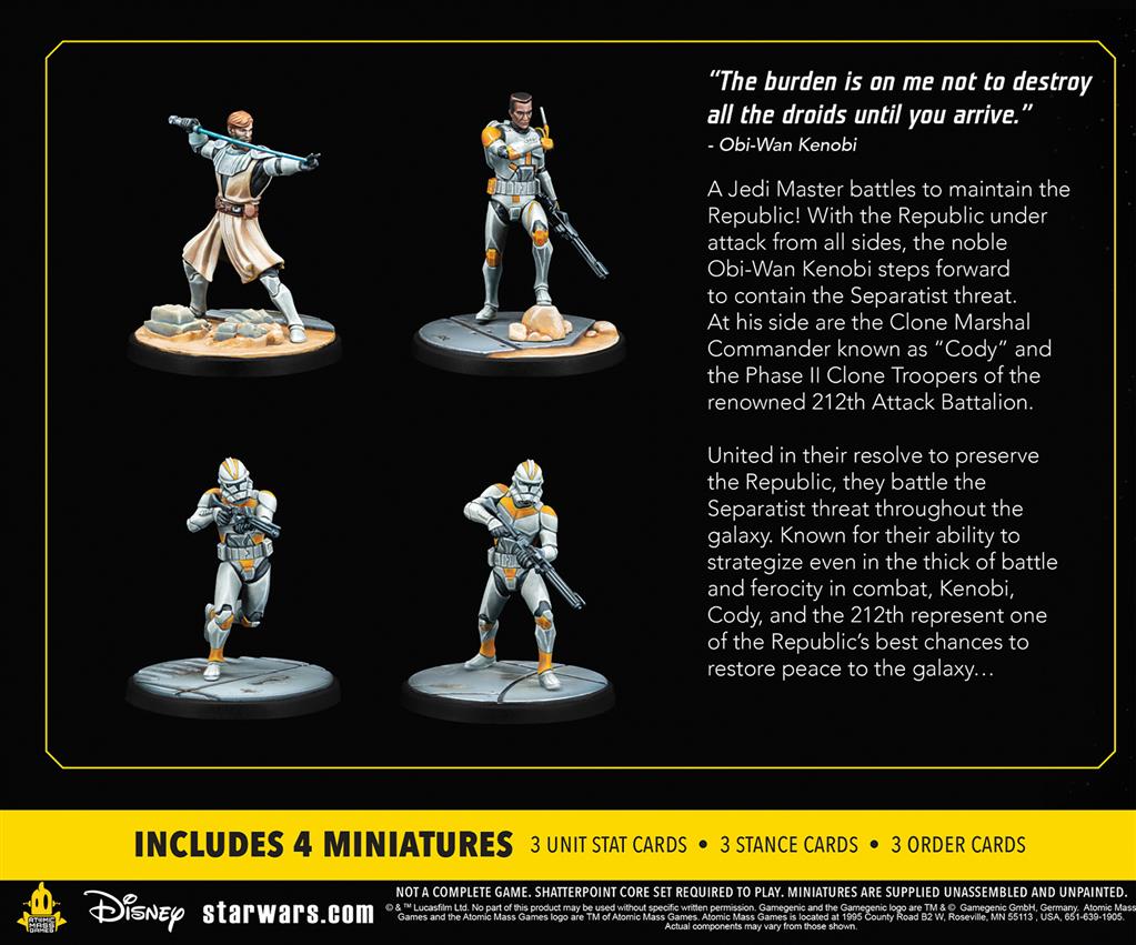 Star wars shatterpoint : salut à tous/Hello There (Squad)