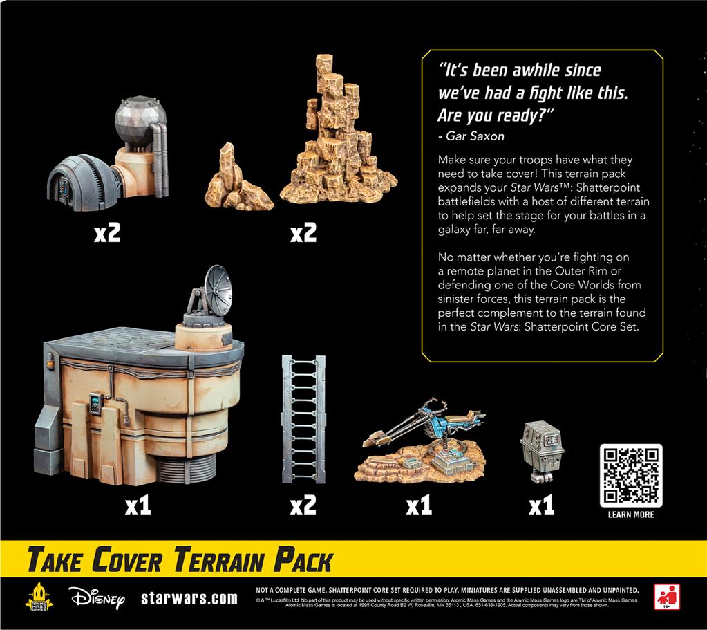Star wars shatterpoint : set de terrain à couvert/Take Cover (Terrain)