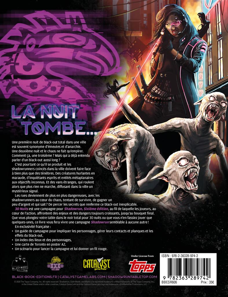 Shadowrun 6 : 30 Nuits