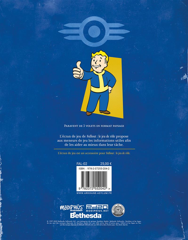 Fallout : Le Jeu de rôle - Écran du Meneur de Jeu