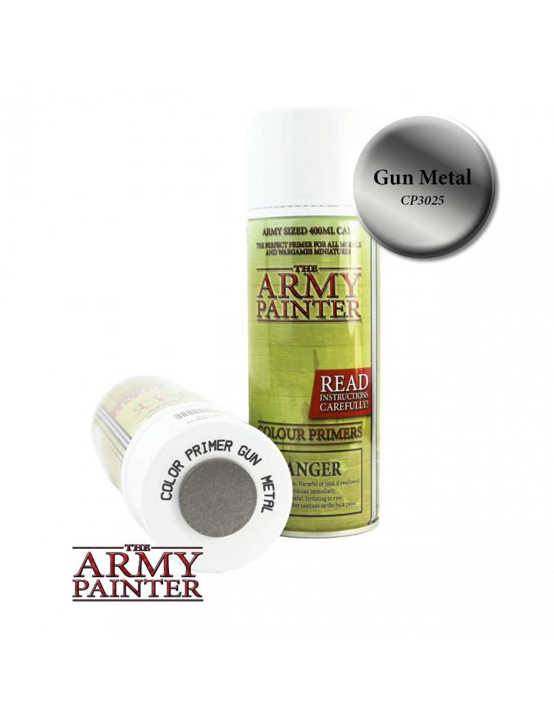 Army Painter - Bombes - Colour Primer - Gun Metal