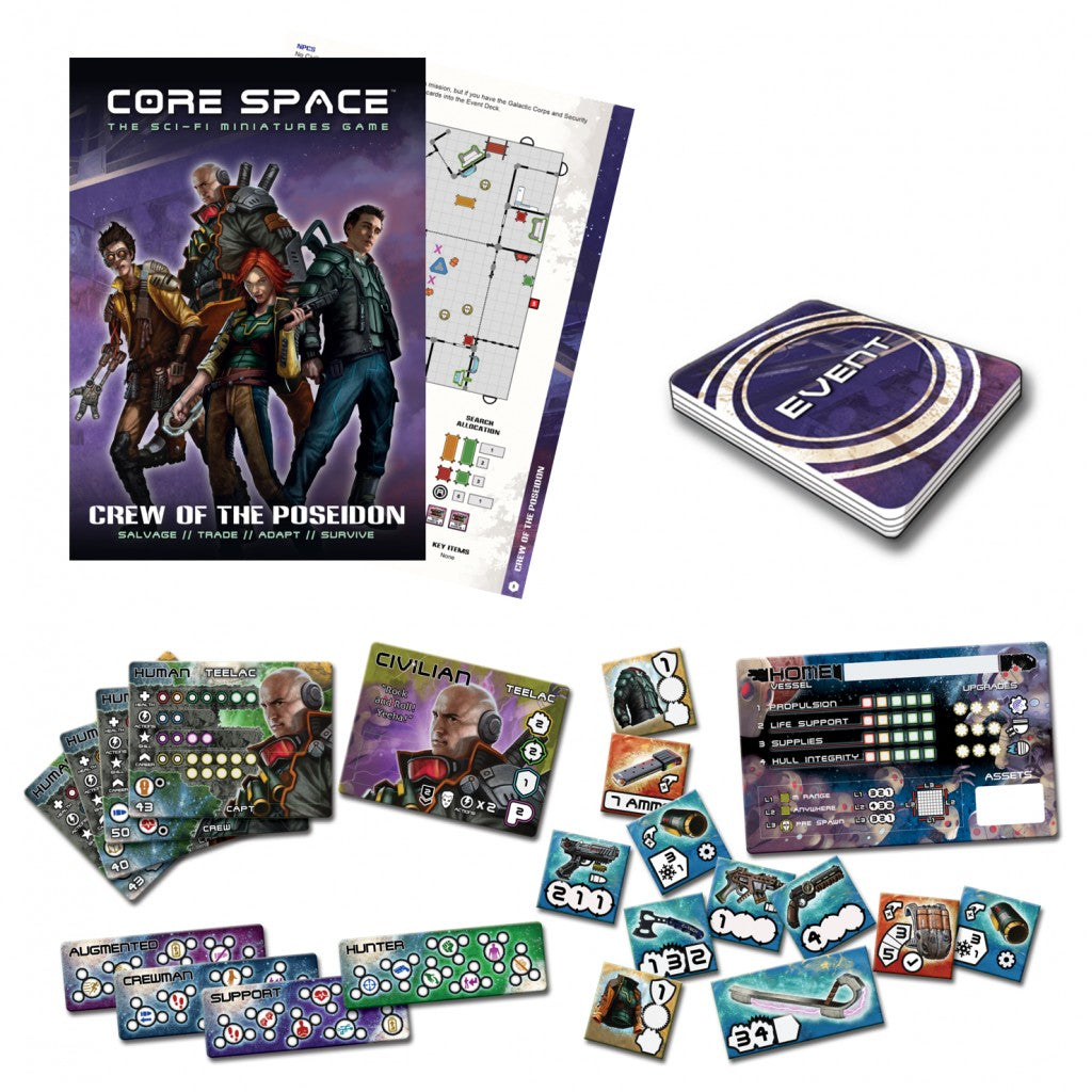 Core Space - Extension Poseidon crew (en Anglais)