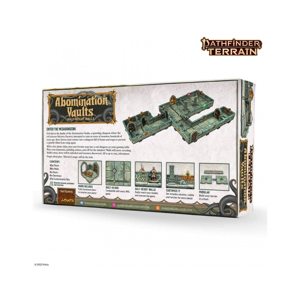 Dungeon & Lasers - Décors - Pathfinder Terrain : Abomination Vaults