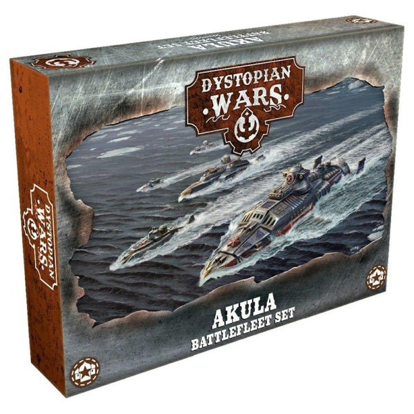 Dystopian Wars-AKULA BATTLEFLEET SET