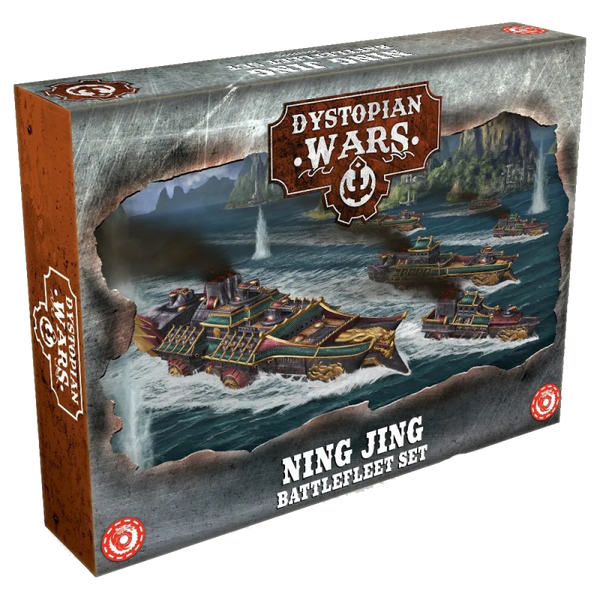 Copie de Dystopian Wars- NING JING BATTLEFLEET SET