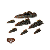 Dystopian Wars- ORIFLAMME BATTLEFLEET SET