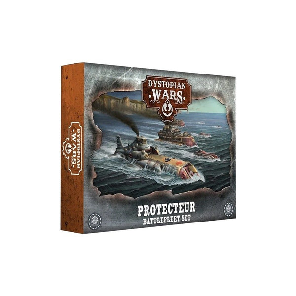 Dystopian Wars-PROTECTEUR BATTLEFLEET SET