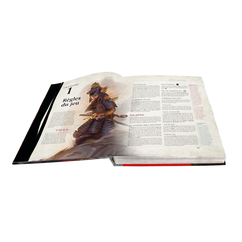 Légende des 5 Anneaux JDR : Livre de Règles  (LIVRAISON GRATUITE)