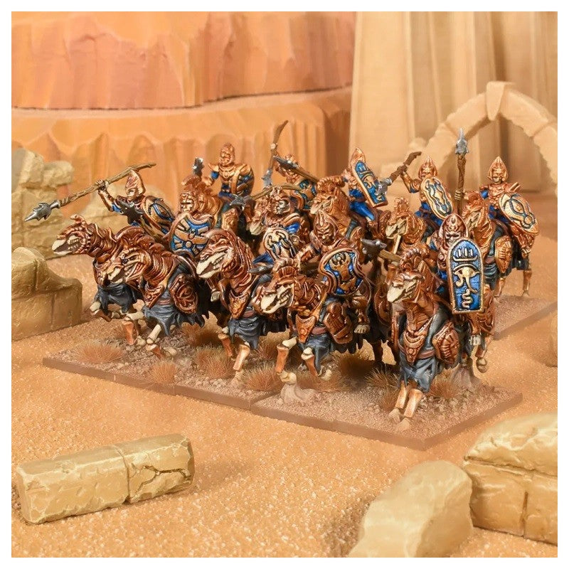 Kings of War Empire de Poussière  -RÉGIMENT DE REVENANTS MONTÉS