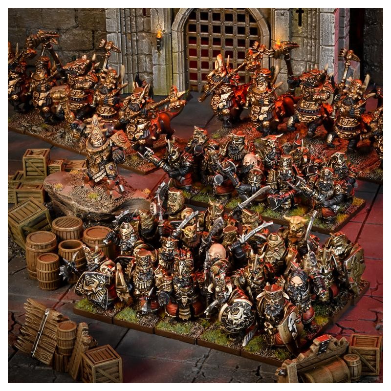 Kings of War Nains Abyssaux -ARMÉE (LIVRAISON GRATUITE)