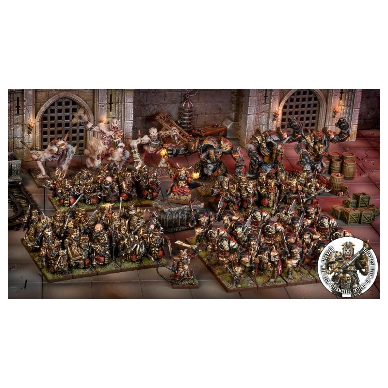 Kings of War Nains Abyssaux -MÉGA ARMÉE  (LIVRAISON GRATUITE)