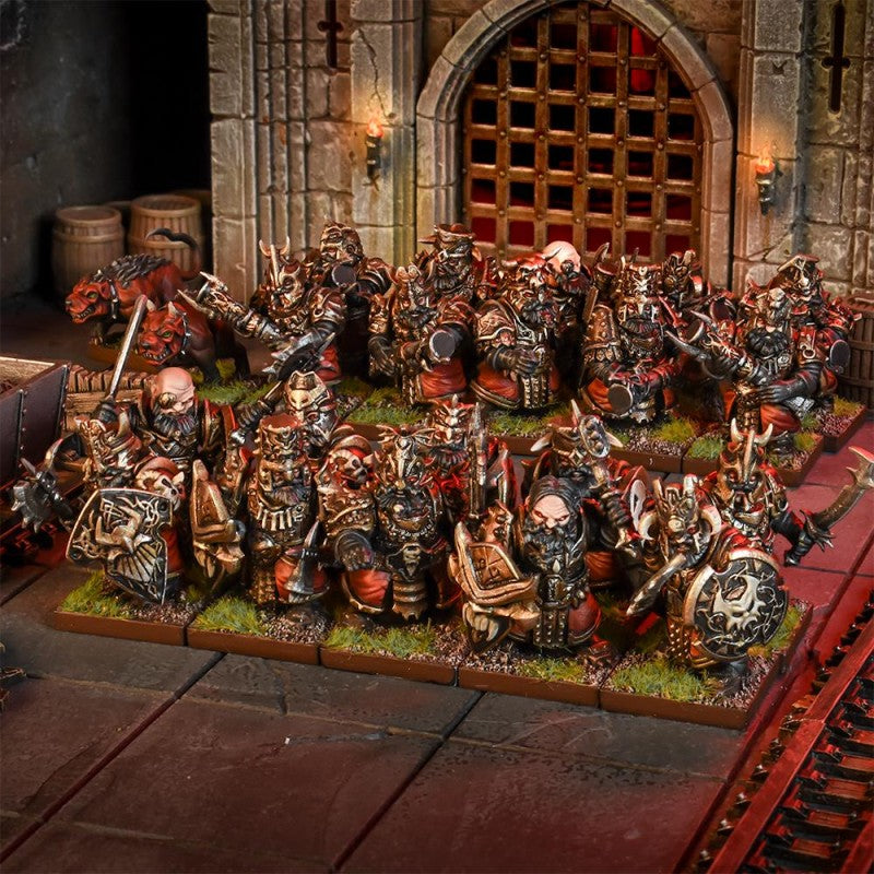 Kings of War Nains Abyssaux -MÉGA ARMÉE  (LIVRAISON GRATUITE)