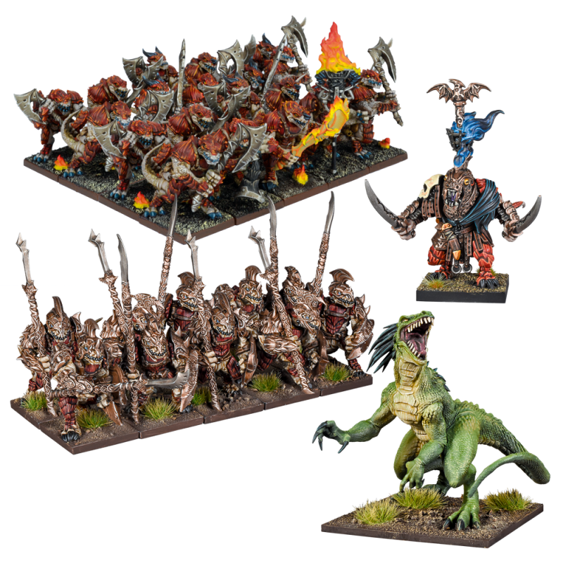 Kings of War Salamandres -ARMÉE (LIVRAISON GRATUITE)