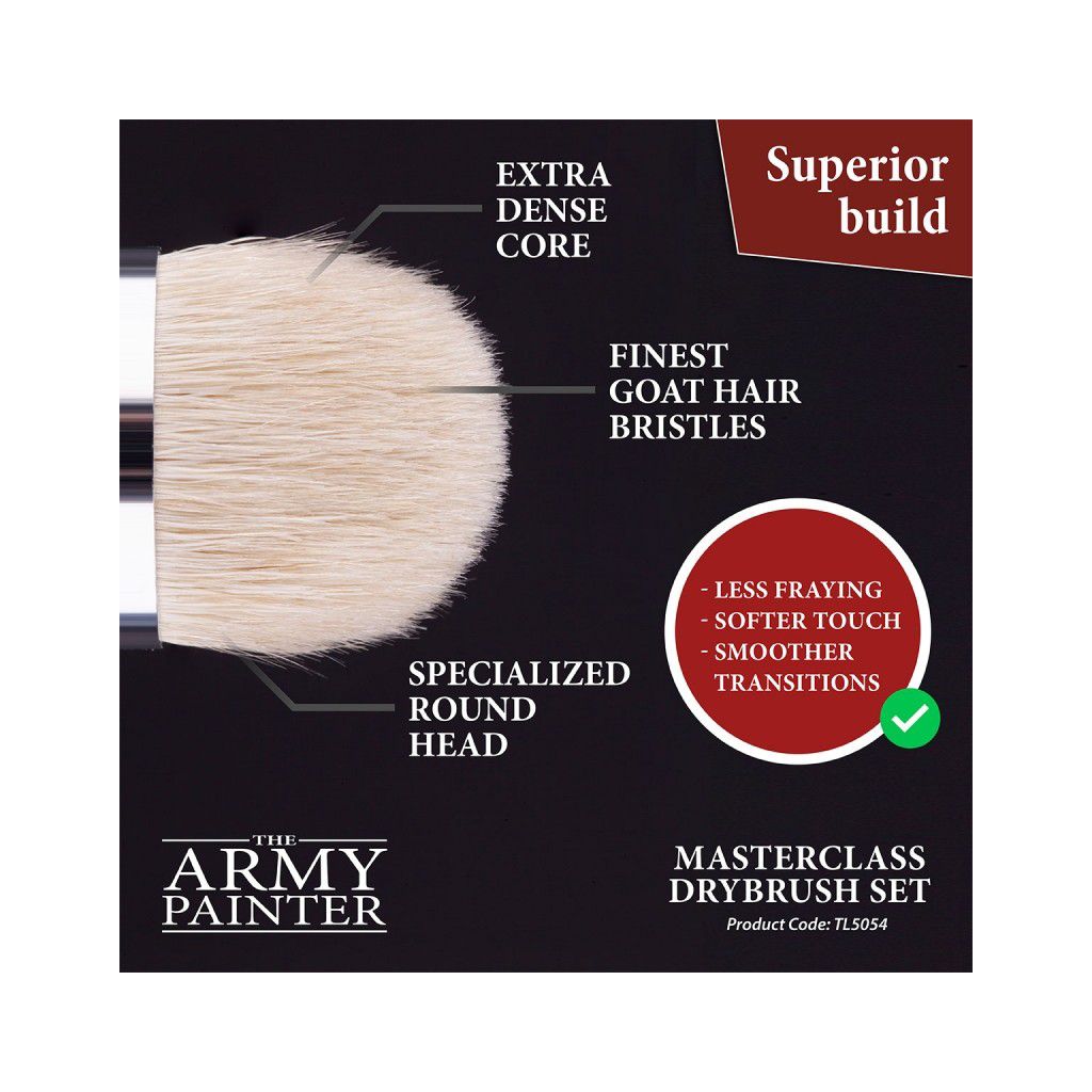 Army Painter - Pinceaux  - Masterclass : Drybrush Set (EN STOCK)