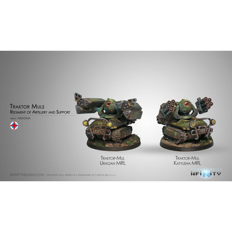 Infinity - Traktor Muls. Regiment of Artillery and Support